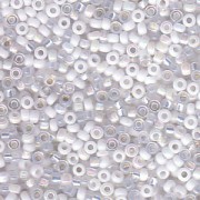 Miyuki Rocailles Perlen 1,5mm Mix49 White Medely ca 11 Gr.